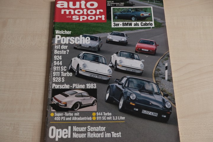 Deckblatt Auto Motor und Sport (26/1982)